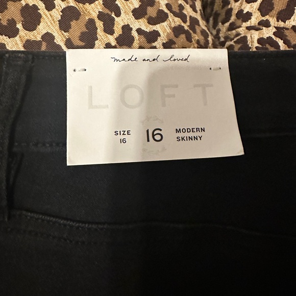 NWT Loft Military Pants Gold Side Stripe 16 - Picture 2 of 5